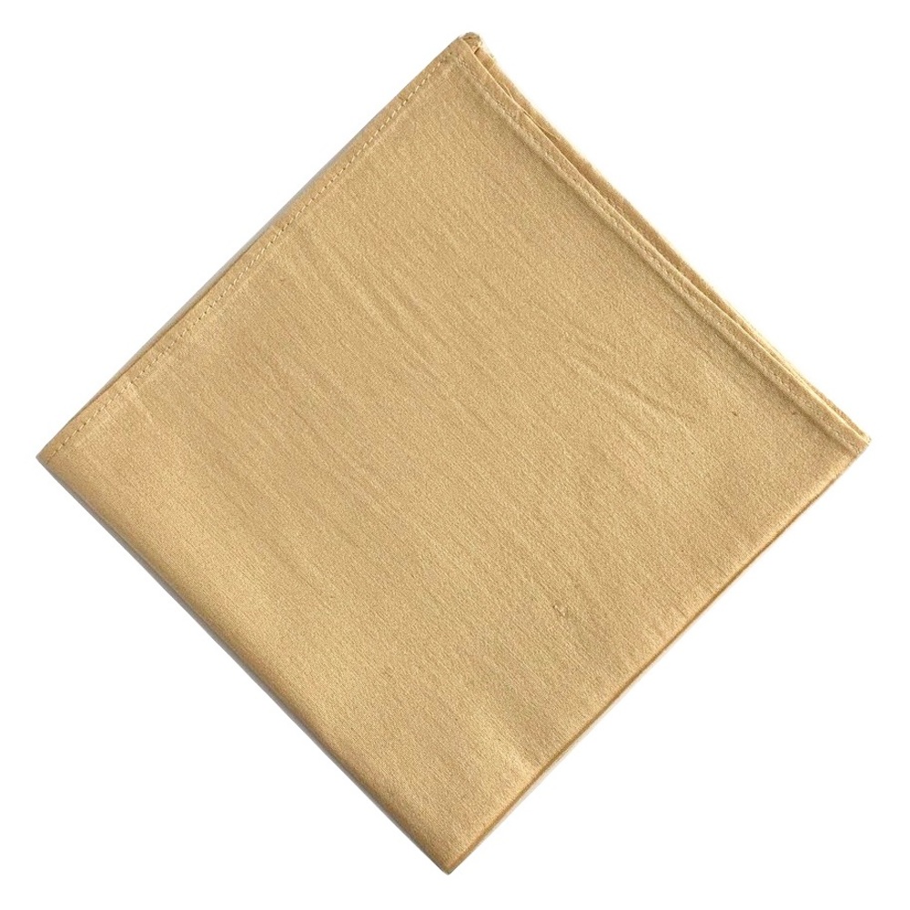 Cream Silk Pocket Square Handkerchief